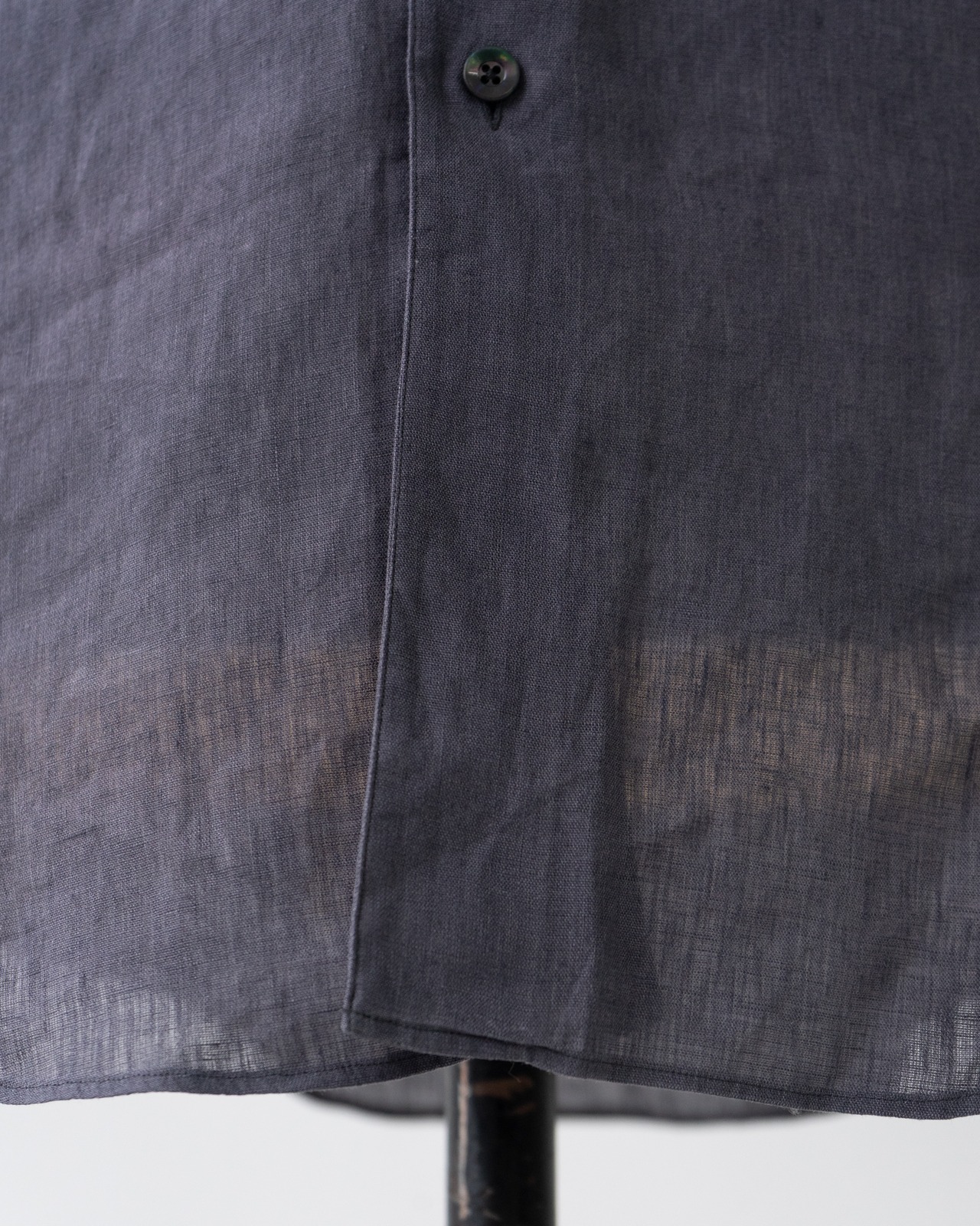 〈Hermès〉Linen Short Sleeves Shirt