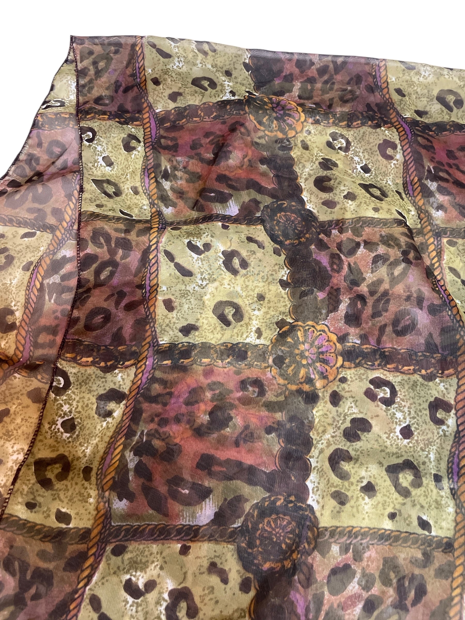 USED sheer Super long scarf