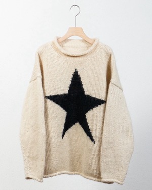 design wool hand knitted sweater