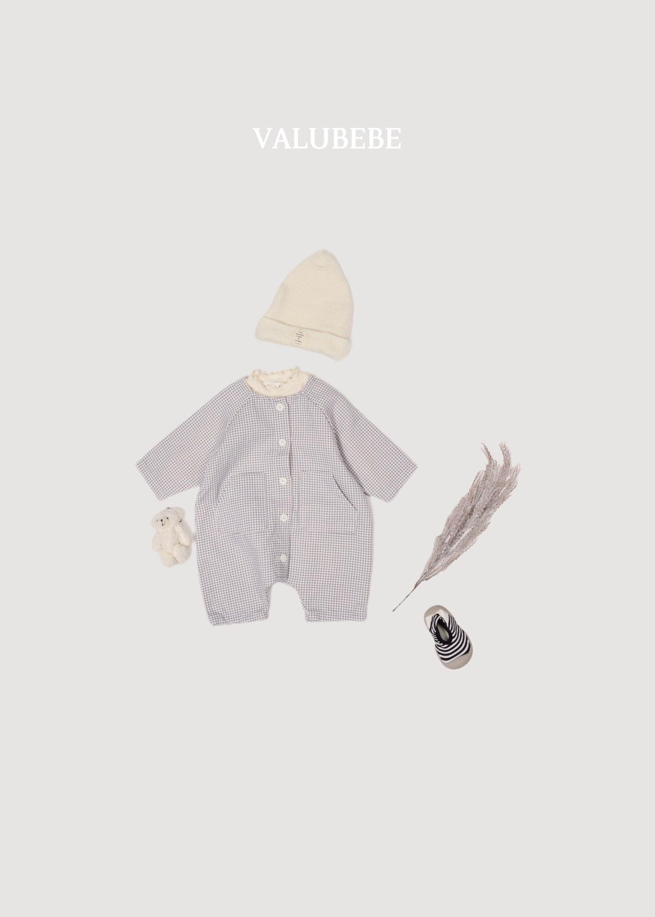 送料無料【予約】/ リチェックロンパース / valubebe