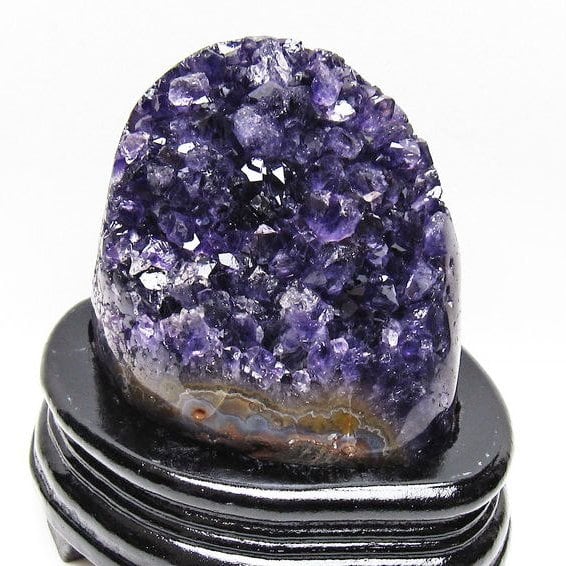 アメジスト クラスター ウルグアイ産 原石 amethyst 一点物 台座付属 182-8053