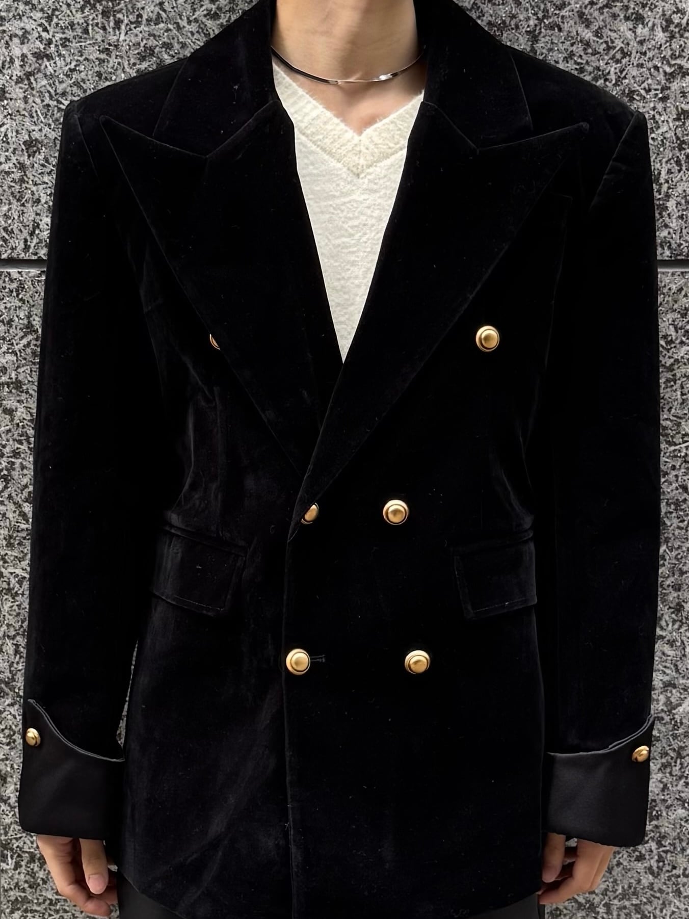 ALUDE SELECT】double tailored suede jacket | 【ALUDE】韓国メンズ
