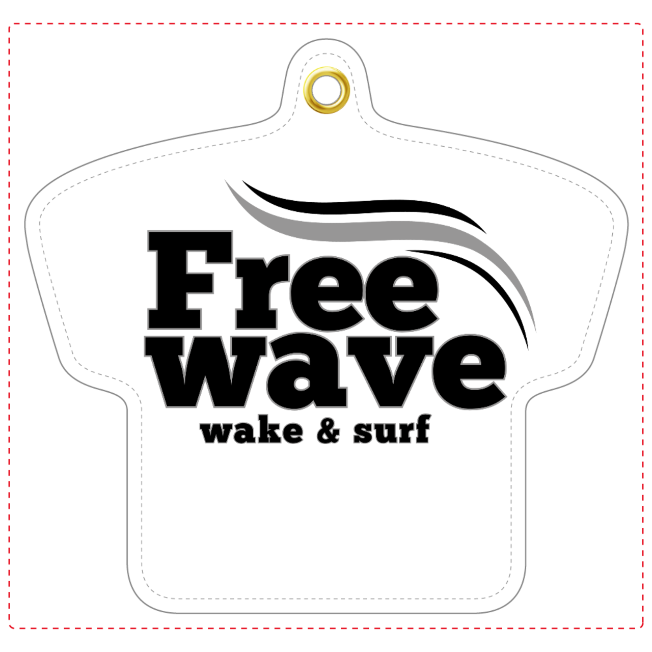 FREEWAVE キーホルダー 黒