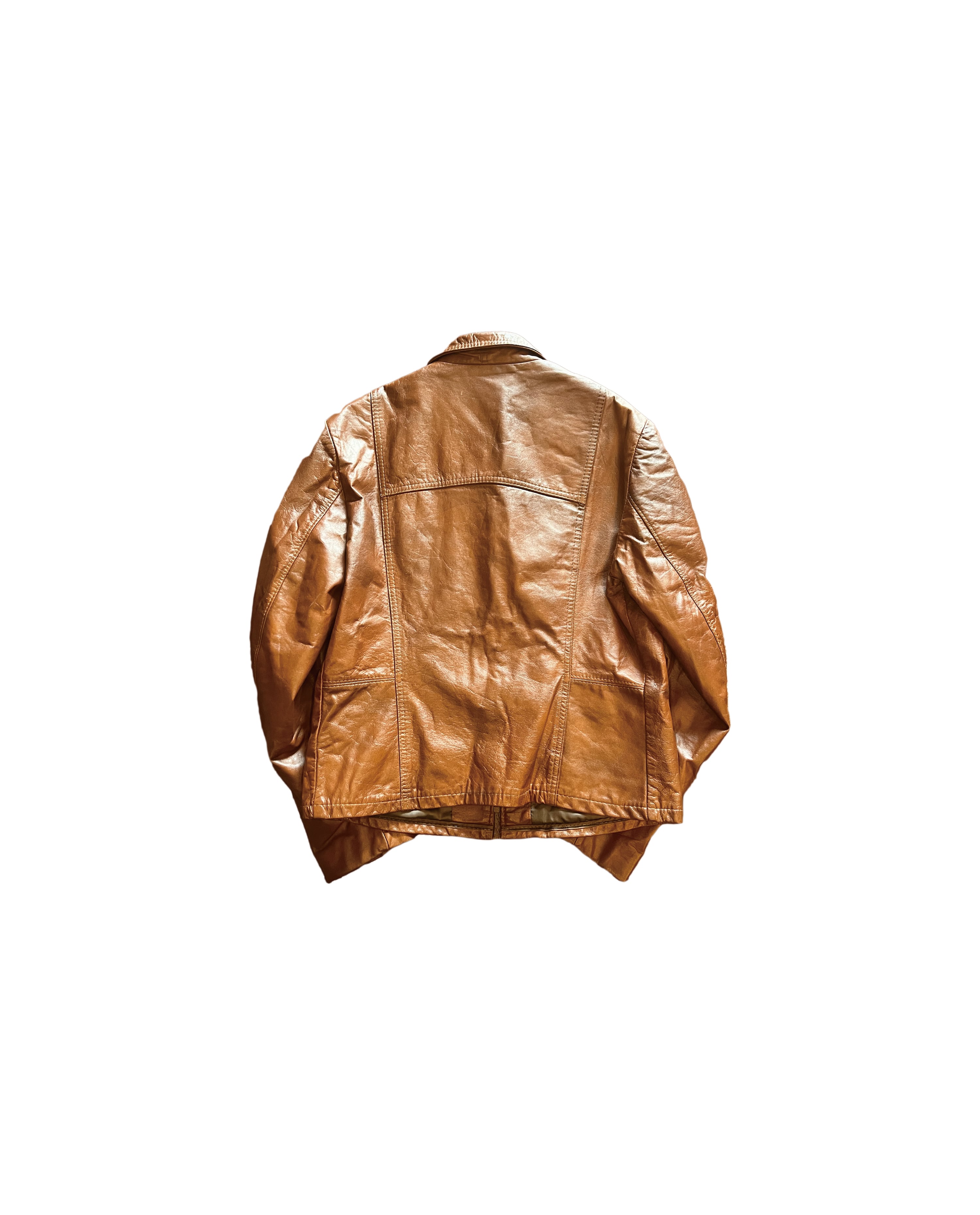 70~80's Reed Sportswear Single Leather JKT 本革 シングル レザー ...