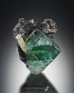 フローライト / バイカラーベリル / クォーツ / ショール【Fluorite with Bi-colored Beryl with Quartz & Schorl】ナミビア産