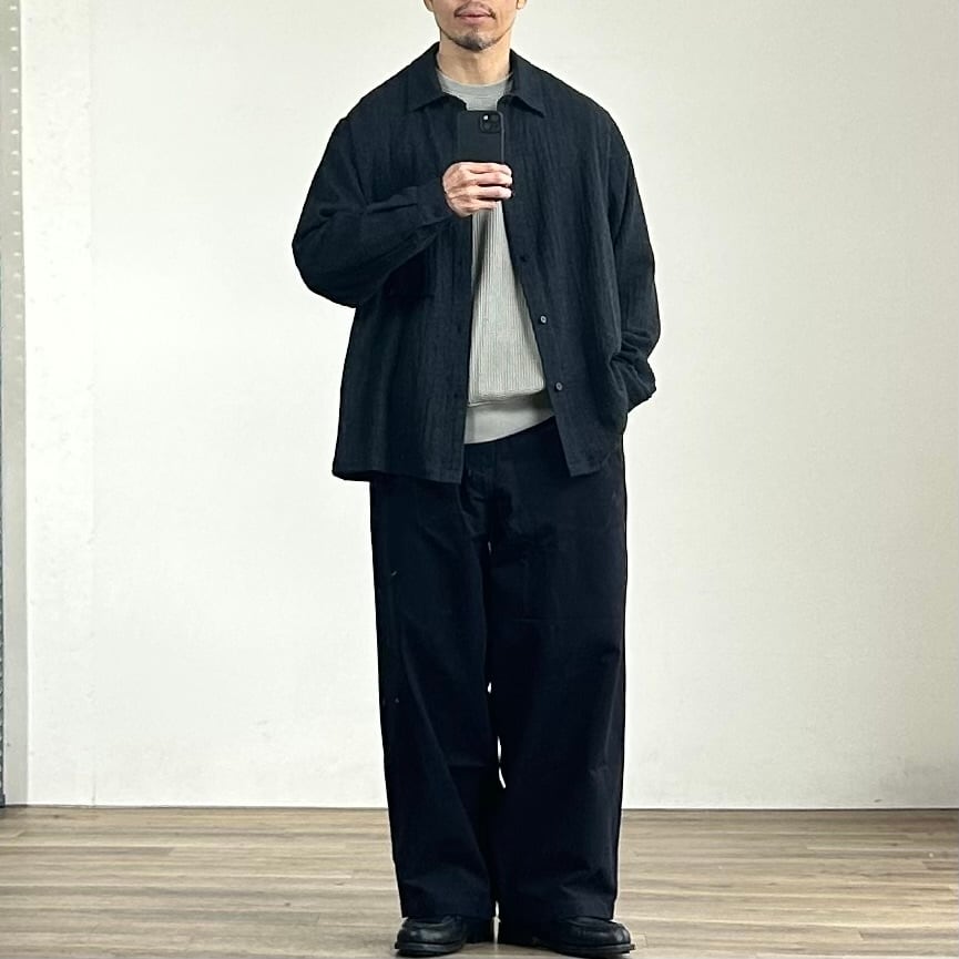 STILL BY HAND】PEACH SKIN WIDE TROUSERS スティルバイハンド ピーチ