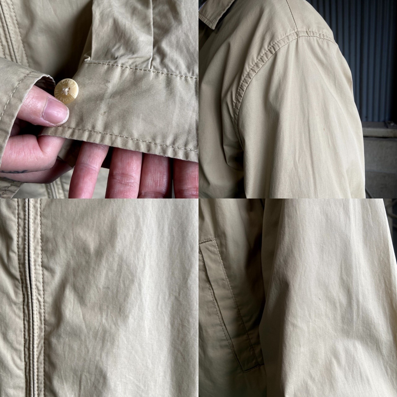 TOMMY HILFIGER トミーヒルフィガー スイングトップ メンズL相当 古着 