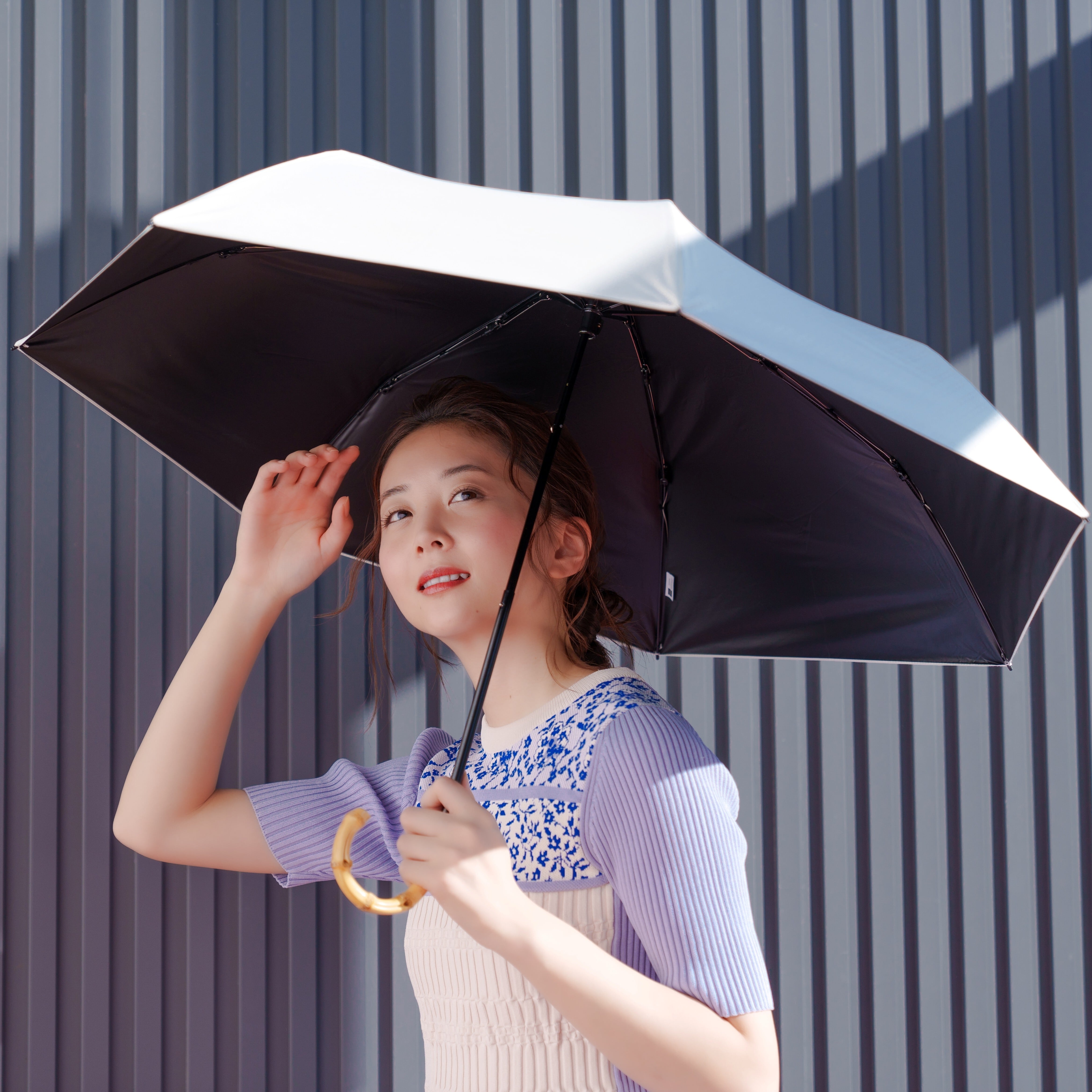 mabu】7本骨遮光折りたたみ傘 江戸 晴雨兼用 | 英咲商店