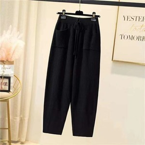 ポケット付きリブパンツ