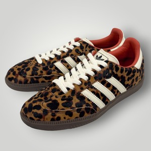 【adidas】SAMBA OG W スニーカー シューズ 靴 ウィメンズ レディース 24cm レオパード柄 総柄 アニマル アディダス サンバ JI2734