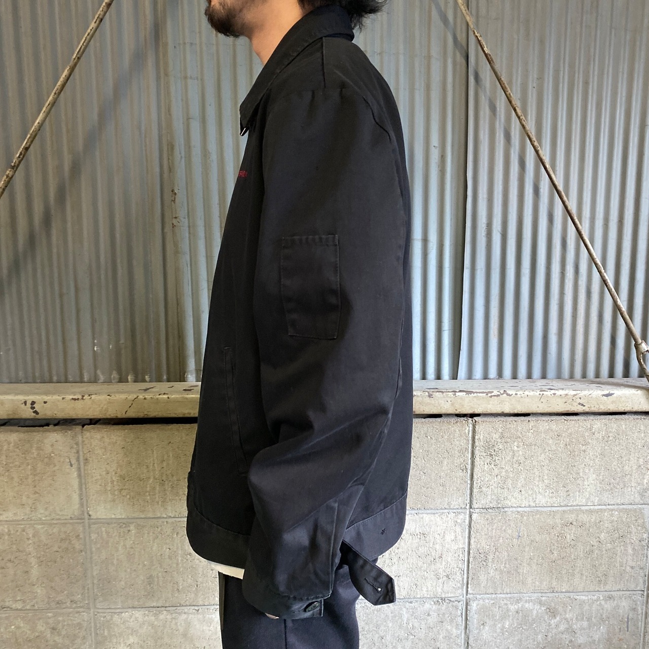 Dickies ディッキーズ 企業ロゴ刺繍 ワークジャケット メンズXL相当 