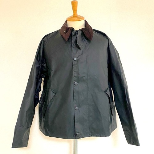 TRANSPORT Waxed Short Blouson　Green