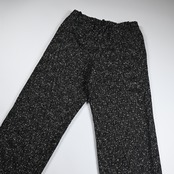 INTERIM / TEXTURED DONEGAL BOUCLÉ  DEADSTOCK WIDE DRESS EASY PANTS