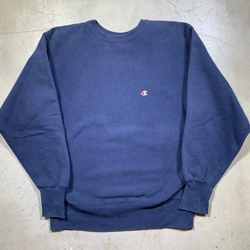 90's Champion チャンピオン リバースウィーブ スウェット 目玉 ネイビー グッドコンディション LARGE USA製 希少 ヴィンテージ BA-1625 RM2044H