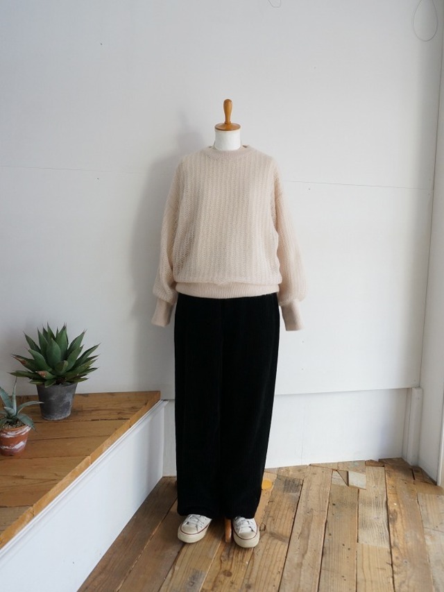 yuni　ウールモヘア ニットプルオーバー