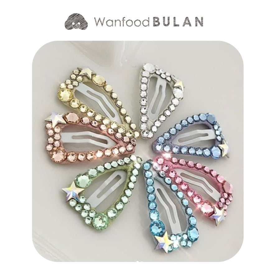 限一点☆✴︎パッチンピンコーナー42キラキラ大きめリボンヘアピン