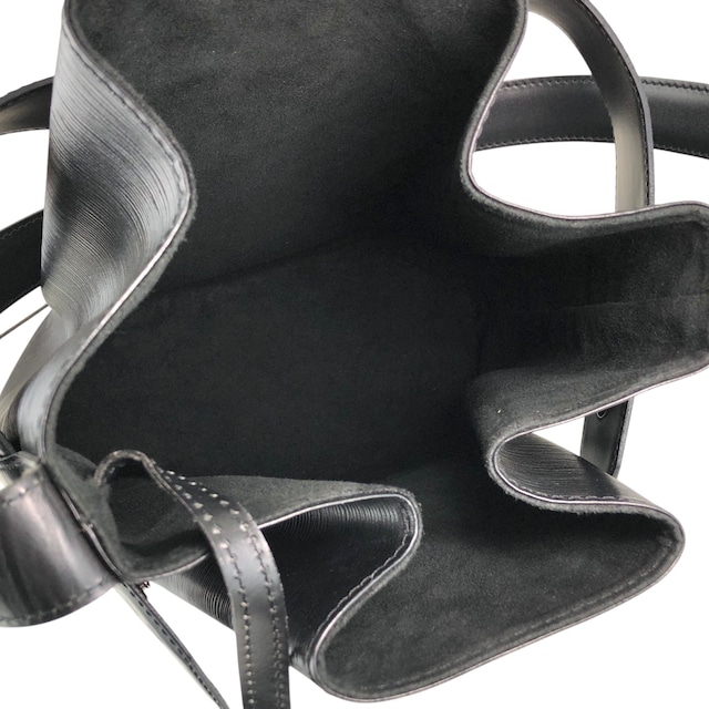 LOUIS VUITTON ルイヴィトン サックデポール エピ ショルダーバッグ ブラック レザー 巾着 vintage ヴィンテージ オールド b75b8t