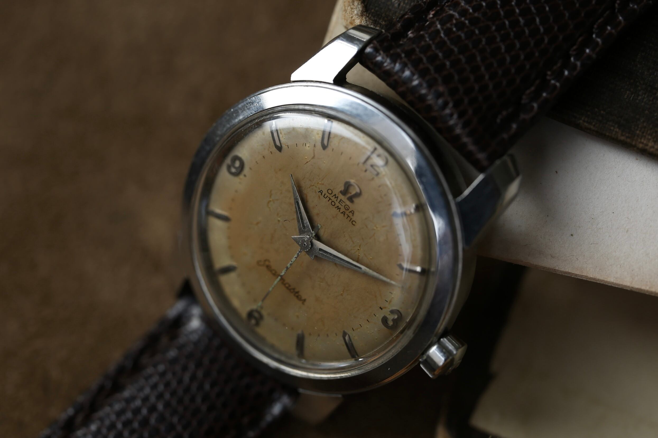 OH済 オメガ シーマスター Cal:501 自動巻き メンズ 腕時計 1955 OMEGA】1955年製 オメガ シーマスター 自動巻き イギリス専売モデル