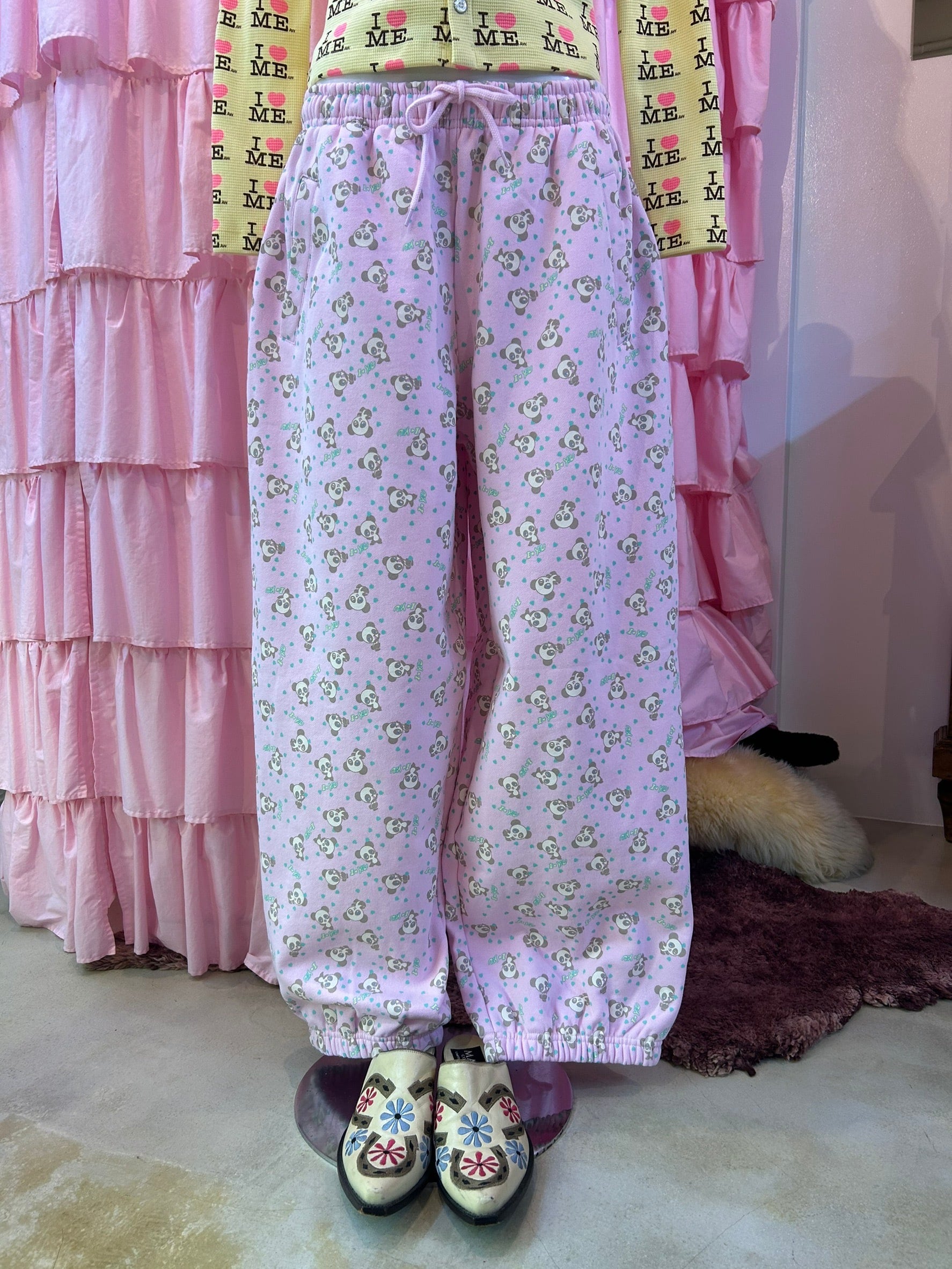 Ashley WILLIAMS JOGGERS / pink panda | itimi