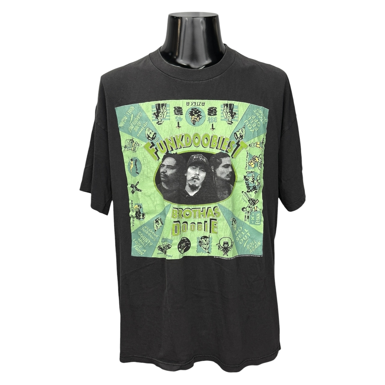 【FUNKDOOBIEST】ファンクドゥービエスト "BROTHAS DOOBIE" 90's Vintage Tシャツ