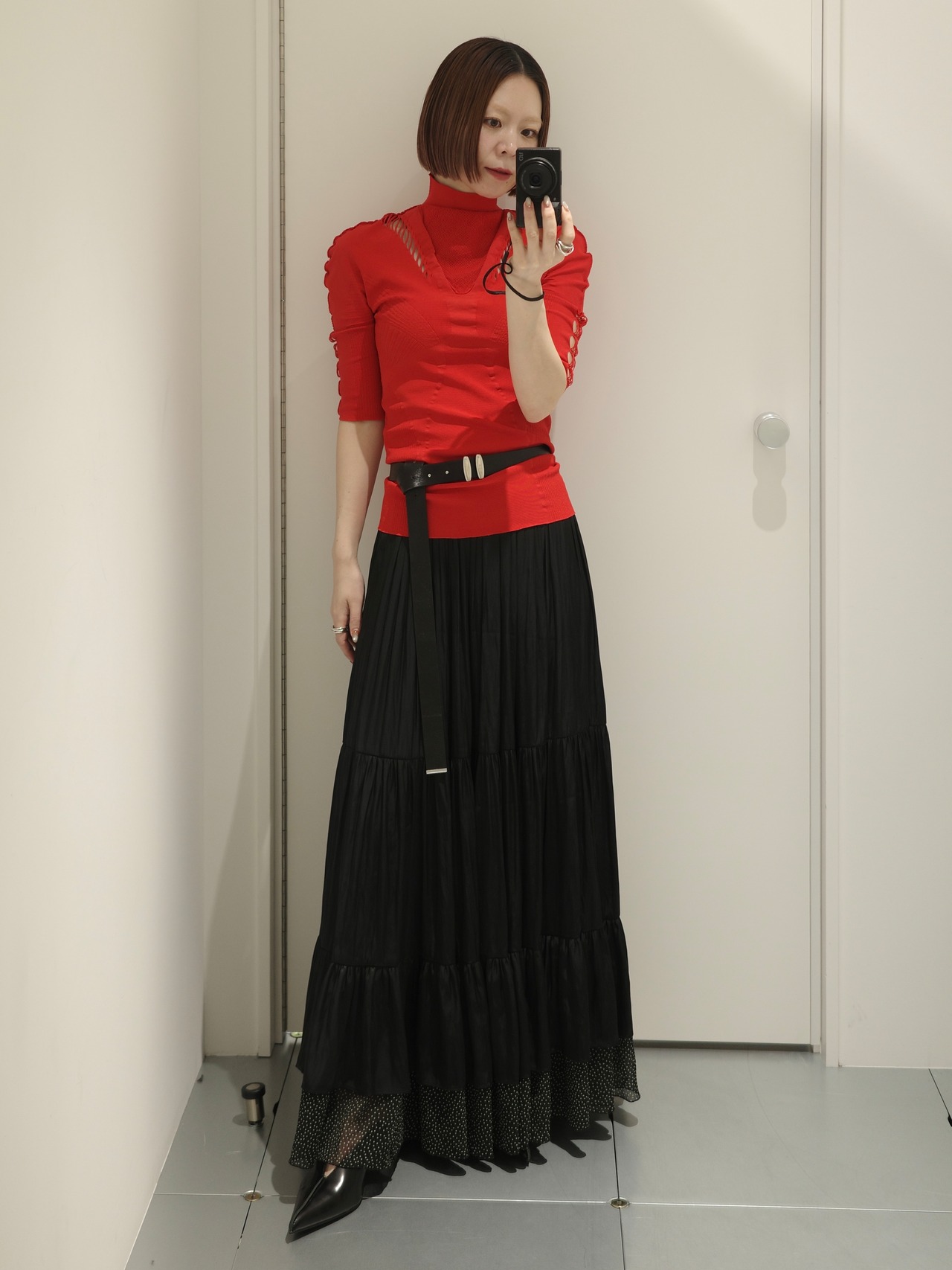 【26AW | WOMEN】FUMIE TANAKA フミエタナカ / スカート / dot end tiered SK  F26A33 - 2
