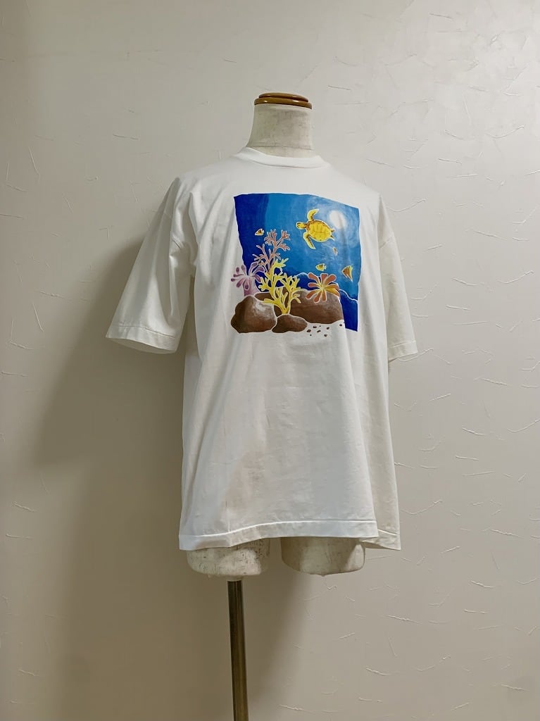 1990's Crew Neck Print T-Shirt