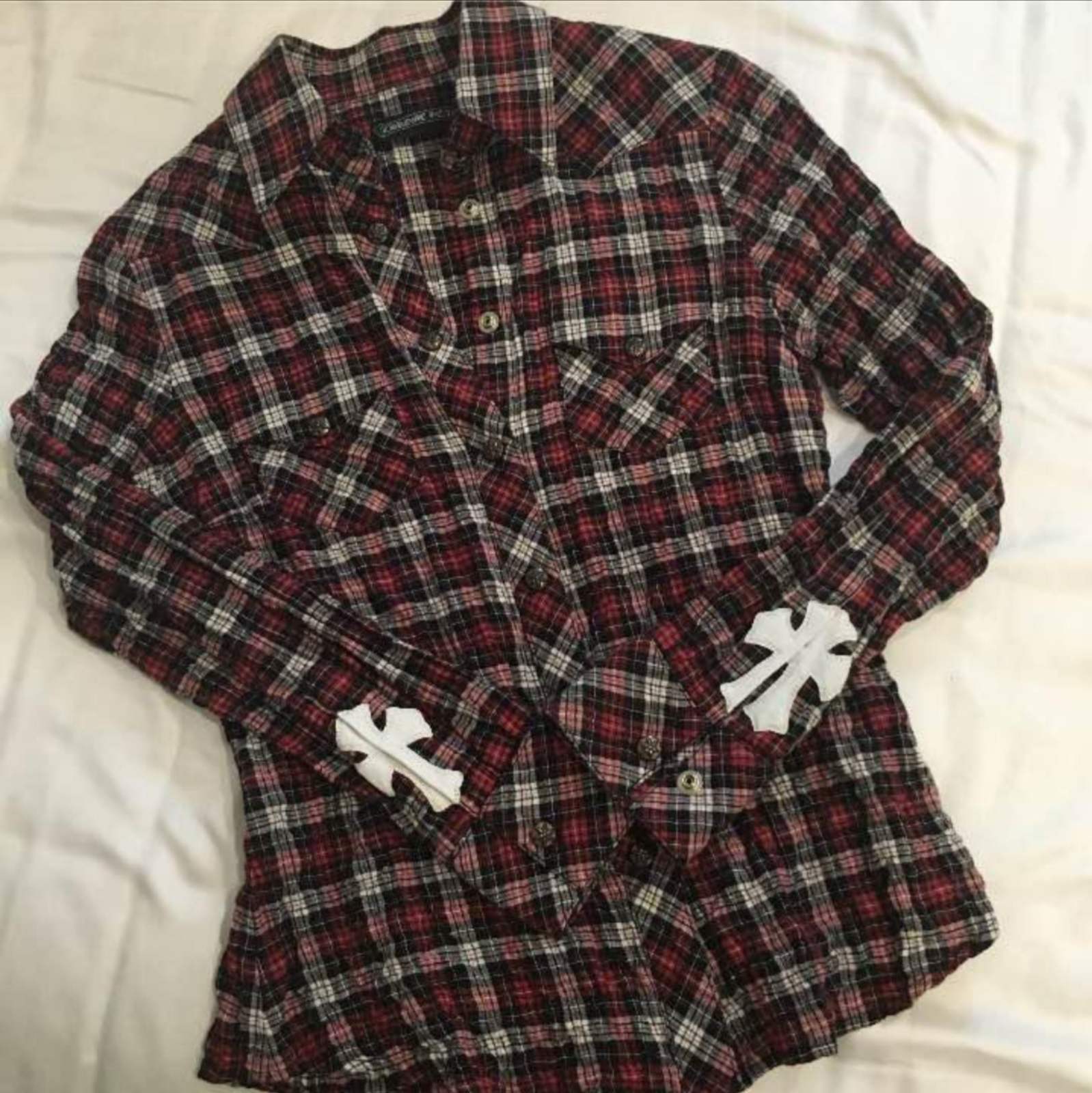 CHROME HEARTS クロムハーツ チェックシャツ