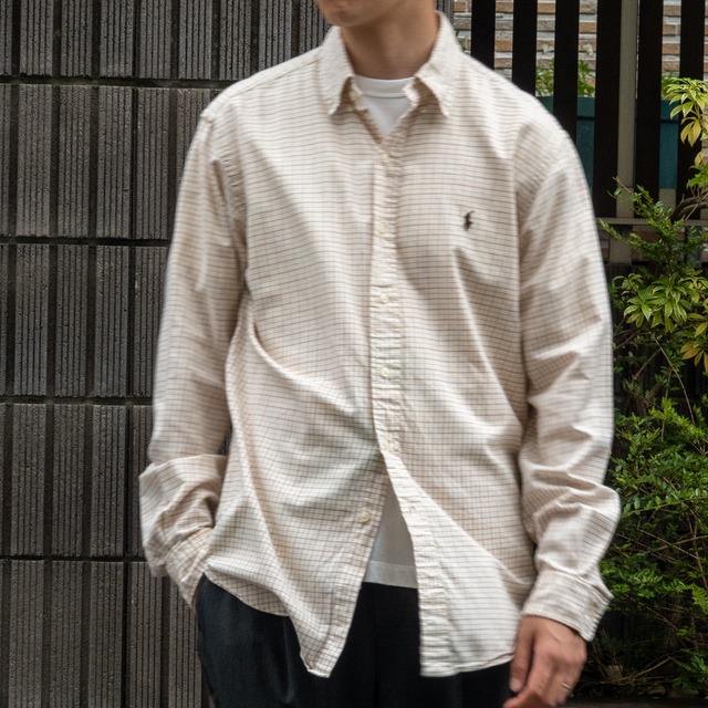 1990’s Ralph Lauren classic fit check BD shirt