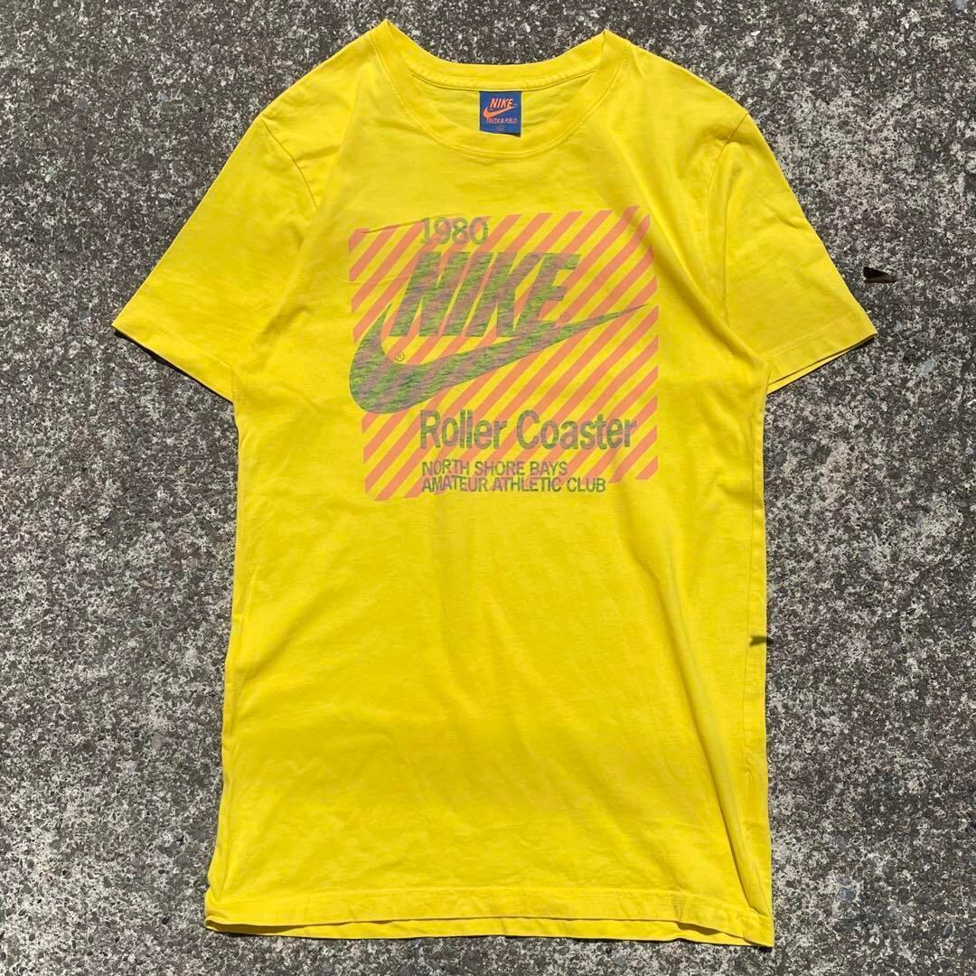 【Lサイズ】NIKE TRACK & FIELD オールドデザイン スリムシルエット 古着 Tシャツ