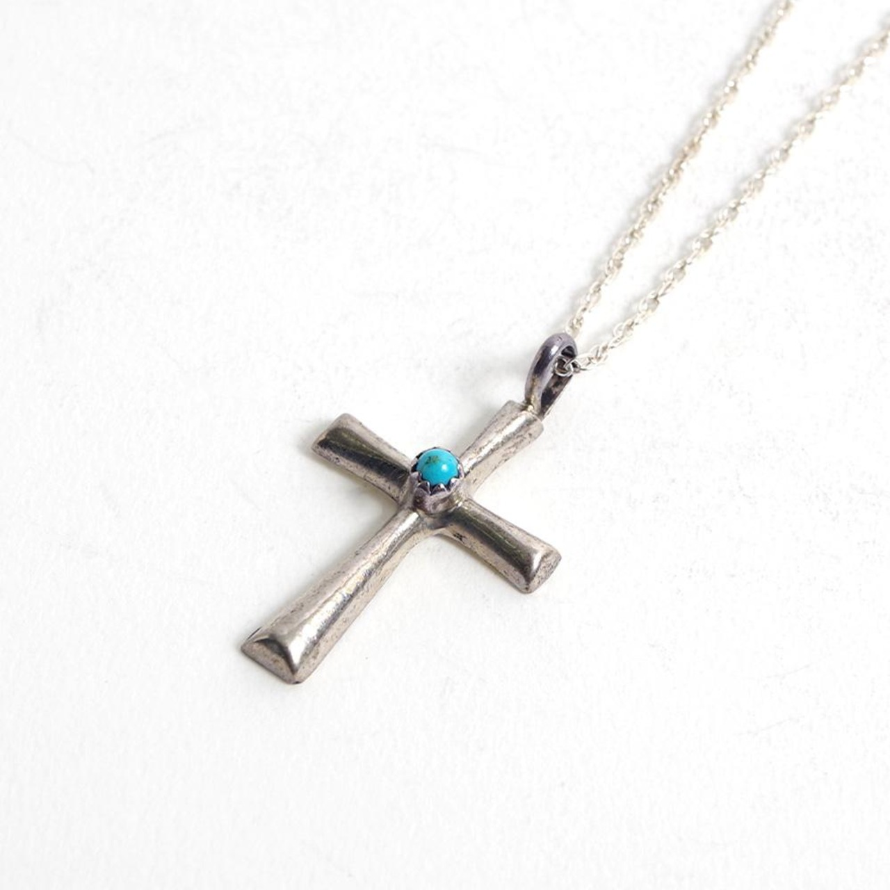 【INDIAN JEWELRY インディアンジュエリー】Navajo cross pendant Pauline Nelson ナバホ クロスペンダント ポウリン・ネルソン作