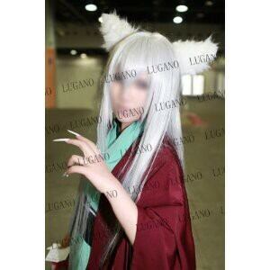 K1544 神様はじめました 巴衛/ともえ風 衣装+ウィッグ＋耳+尾 コスプレ