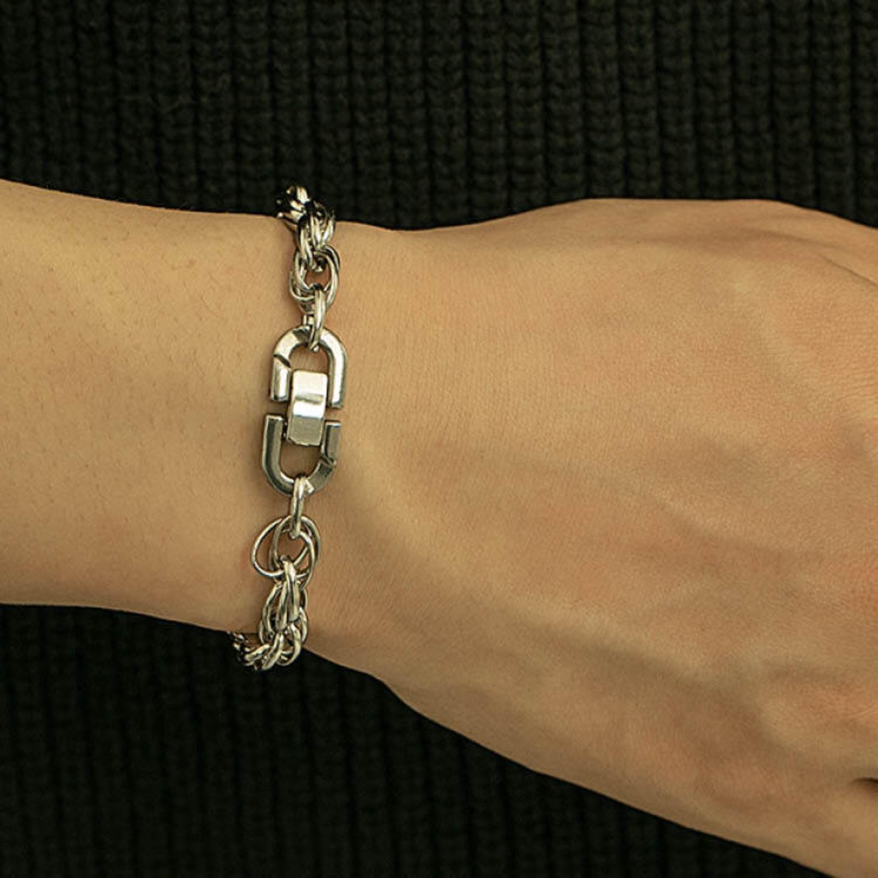 キューバチェーンブレスレット　MT0130003