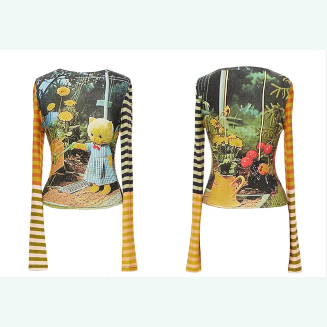 アヴァンギャルドガーデンキャット プリントT 《B0032》