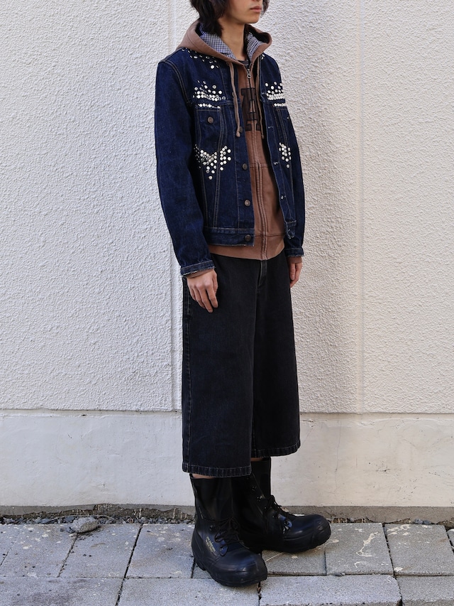 【Hannah Creak/26aw】Studded blouson blue