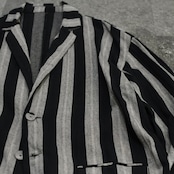 cotton stripe easy tailored jacket