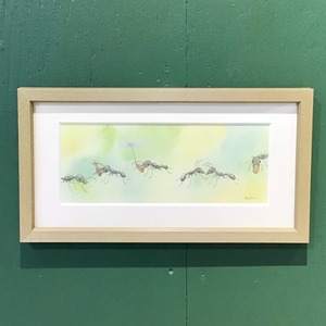 【みなみあすか】原画「種運ぶ蟻」