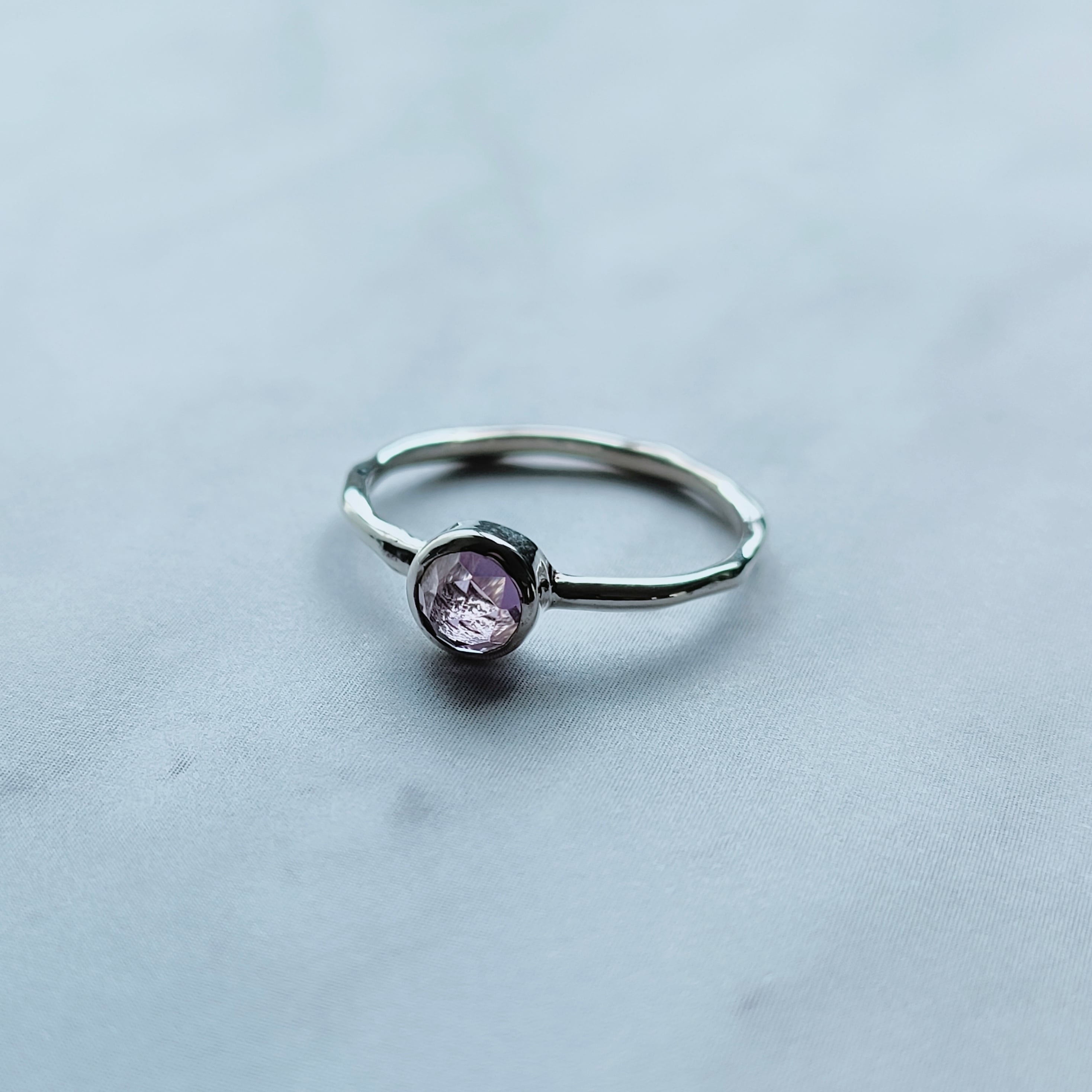 <再販売>【sign ring】Pisces ~魚座・アメジスト~ 〈silver〉