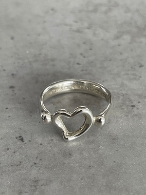 VINTAGE TIFFANY&CO OPEN HEART RING MINI -SP-