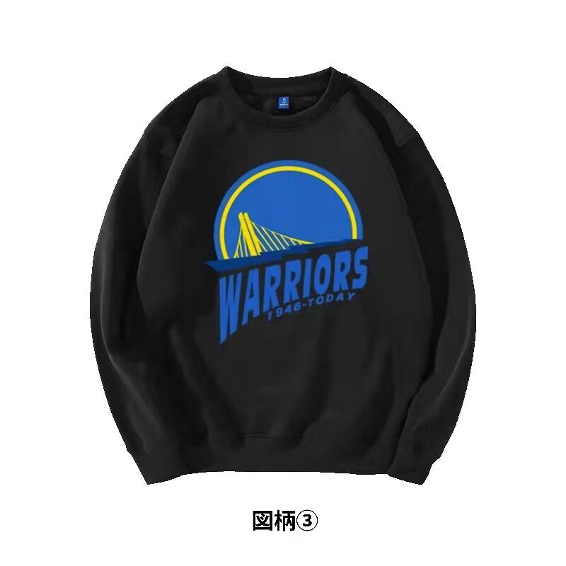 【トップス】Warriors 新しいバスケットボールジャンパー 2111040957J