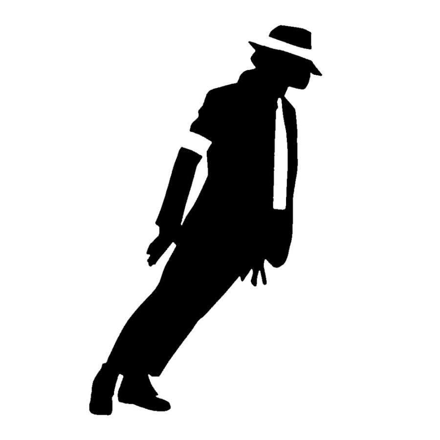 車 ステッカー マイケル・ジャクソン MJ 有名人 給油口 おもしろ