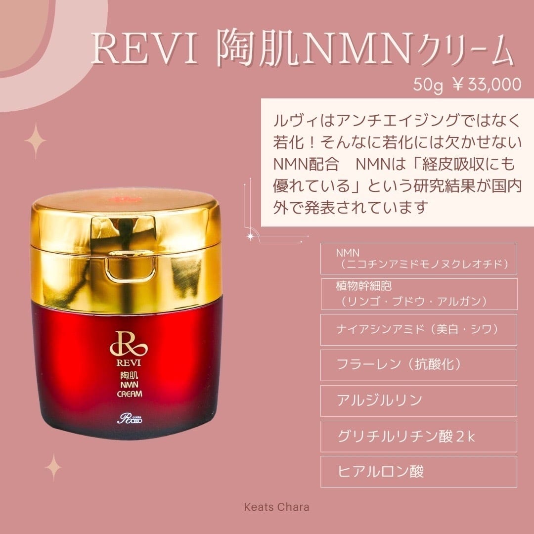 更に期間限定値下げ！REVI ルヴィ　陶肌　NMN クリーム