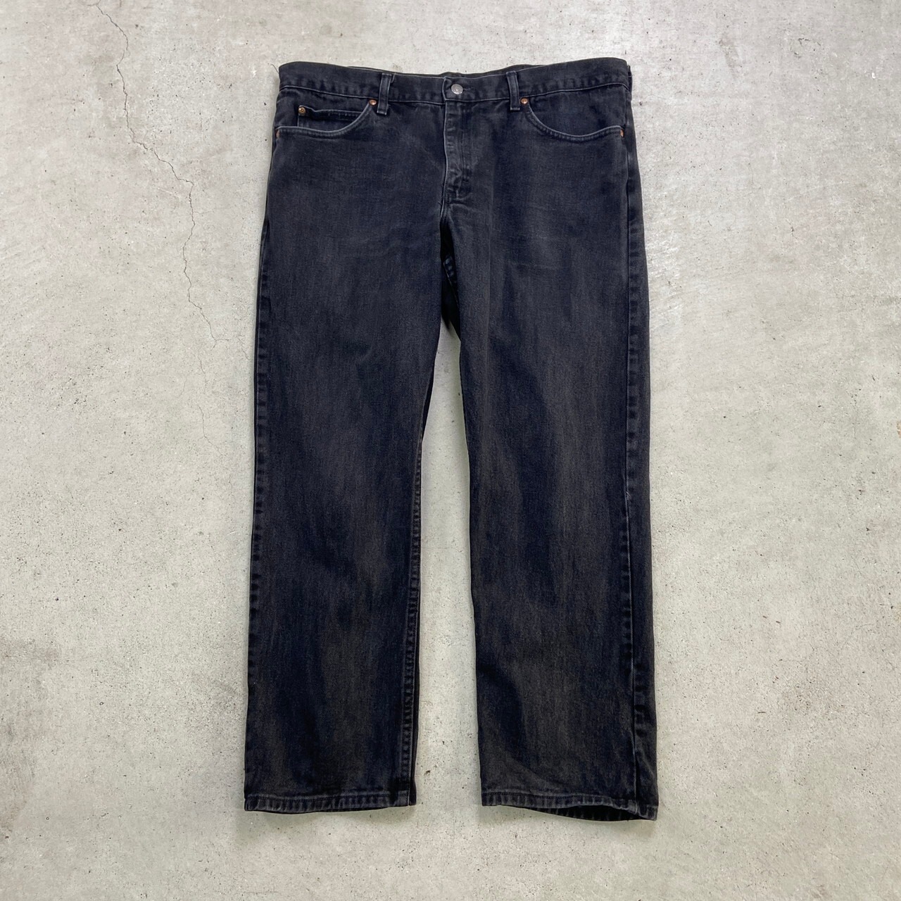 00年代 Lee リー ブラックデニムパンツ REGULAR FIT メンズW40 古着