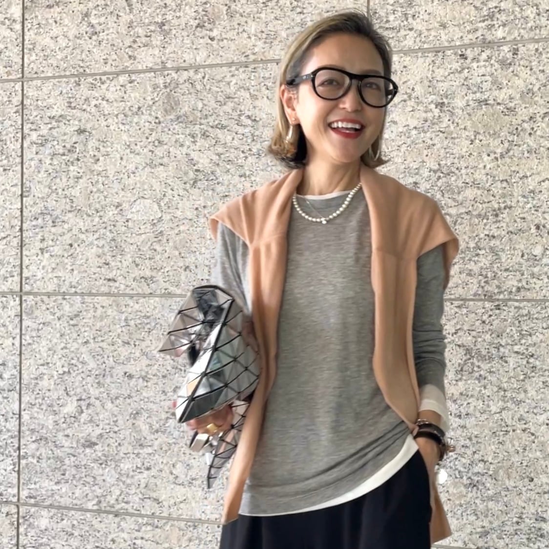 レイヤードセットプルオーバー グレー ＜Galon de OHAO＞ | 3e