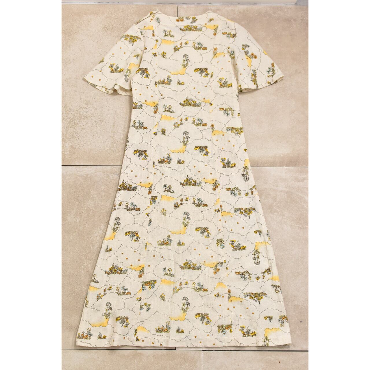 Vtg Retro flower onepiece | 古着屋 grin days memory 【公式】古着