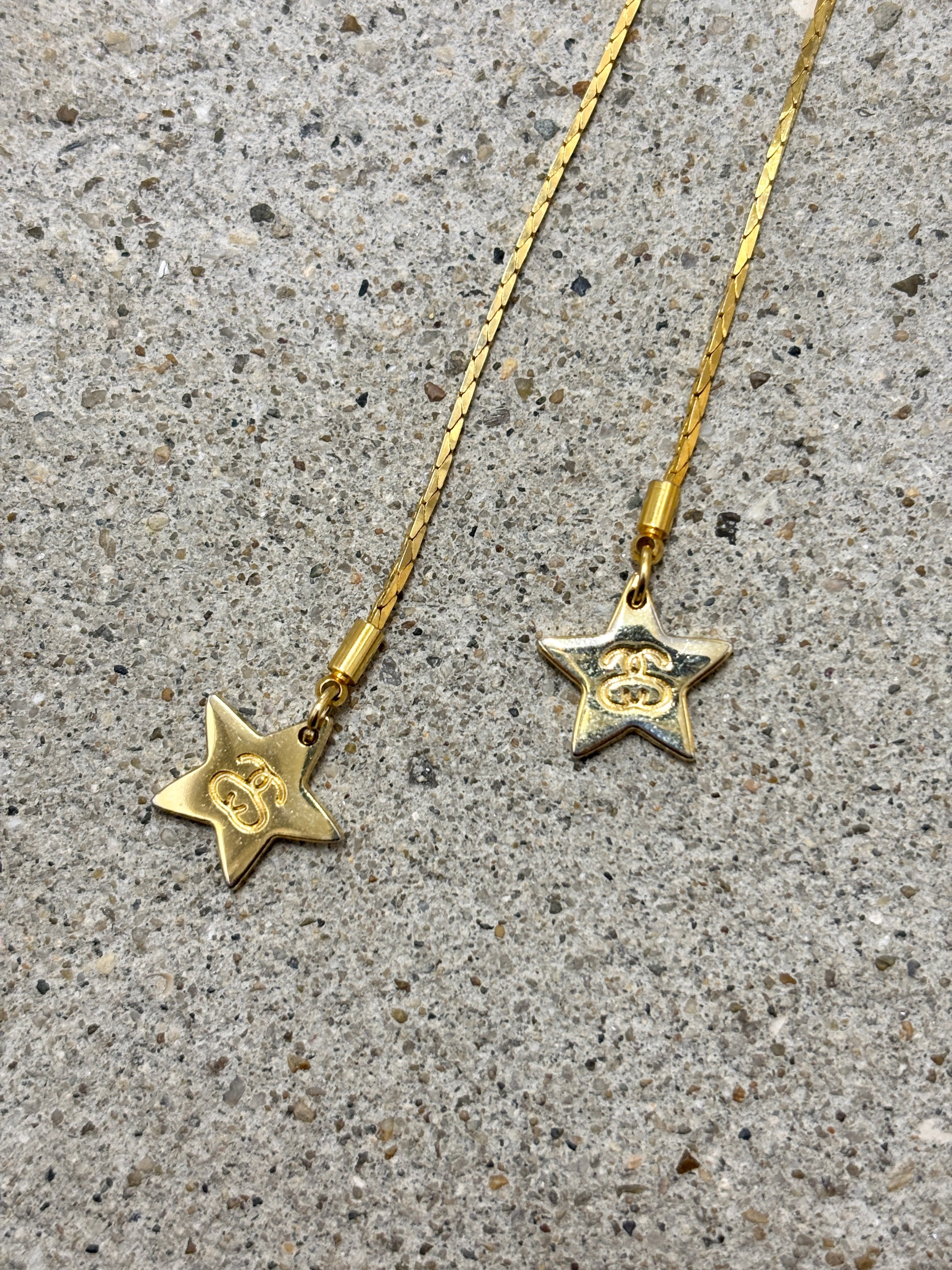 STUSSY/Star charm Necklace/スタ－チャ－ムネックレス/SSリンクロゴ