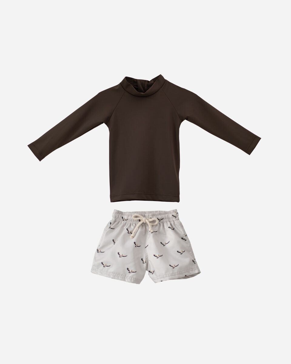 【受注生産・送料無料】son and daughter / Rowe Rash Guard Sets