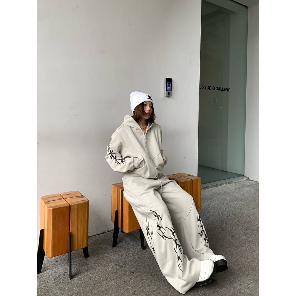 ストリート 棘プリント セットアップ パンツ P344 | wshot