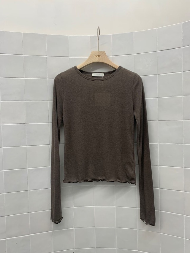 (即納) riette / Frill tee 2color