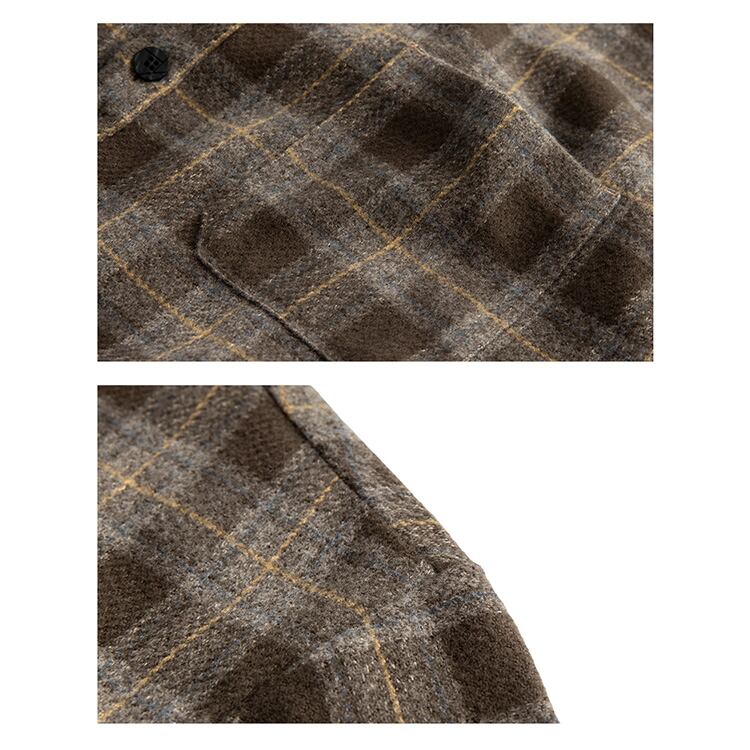 ★BRUSHED CHIC WARM CHECK SHIRT　　　32253