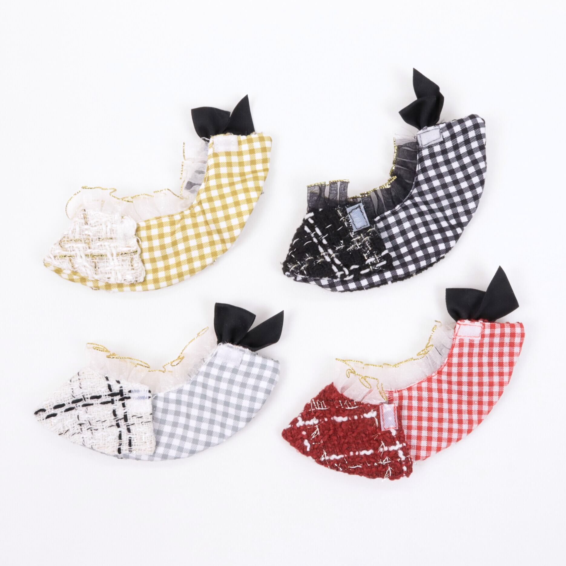 ツイード ケープ 約10～15cm用 03010044 ぬい服 ぬいぐるみ用 装飾